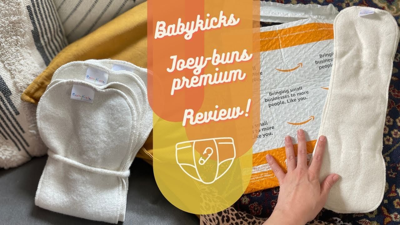 Cloth diaper inserts review, Babykicks Joey-buns premium hemp inserts.