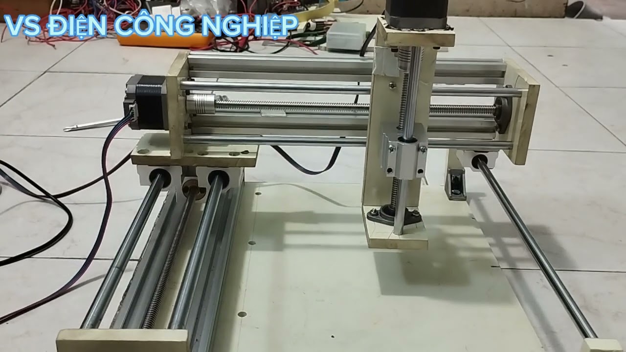 DIY Hệ trục Robot XYZ vít me - Lập trình PLC trên Mitsubishi PLC FX3U. PLC VS ĐIỆN CÔNG NGHIỆP