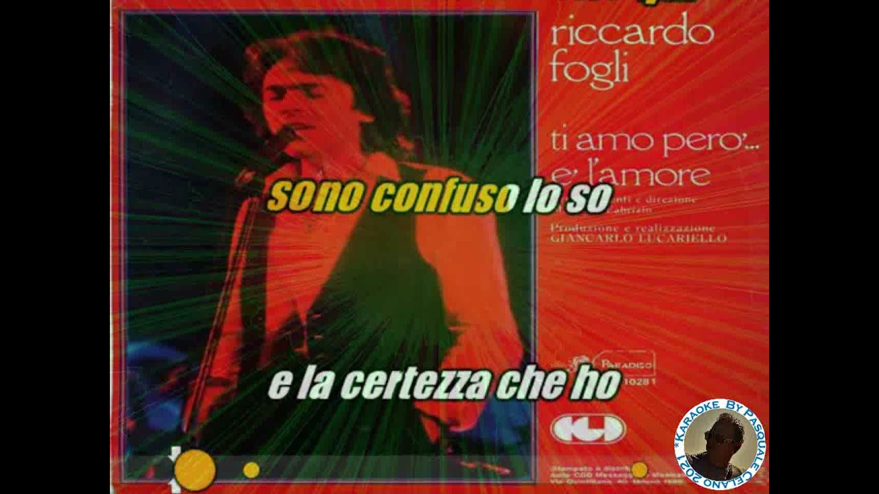 Riccardo Fogli   Ti amo però KARAOKE FAIR USE