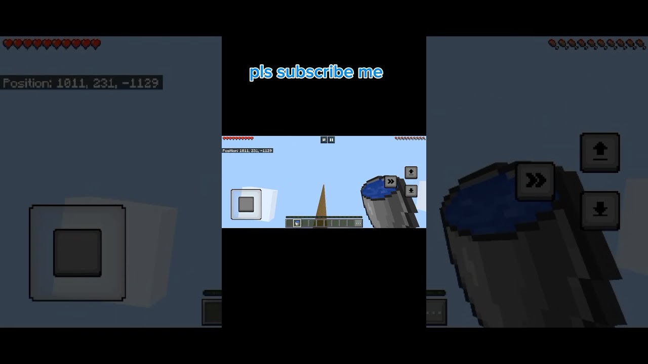 simple water bucket mlg height limit to world limit in minecraft 😱😱😱😱😱😱😱😱😱😱😱