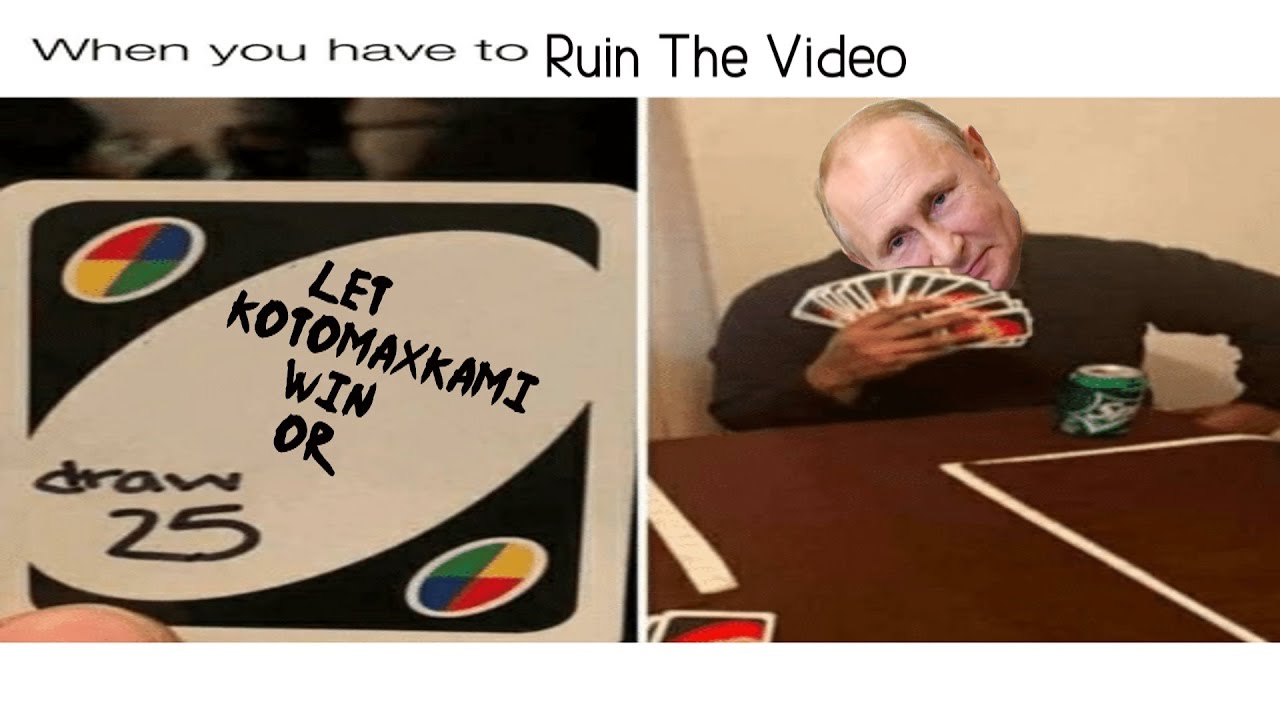 The bois playin uno with Robo-Putin.