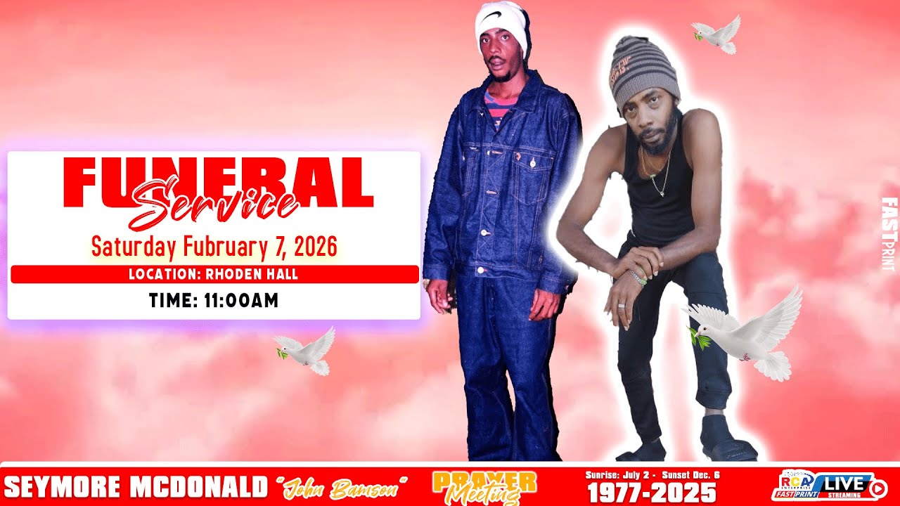Seymore Mcdonald “John Bamson”  {Funeral Service}