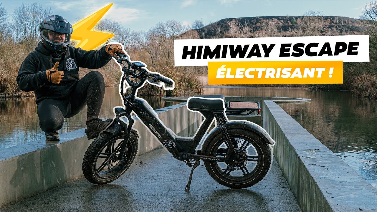 Essai Himiway Escape Pro : grimper des terrils en cyclomoteur &eacute;lectrique (Solex du futur)