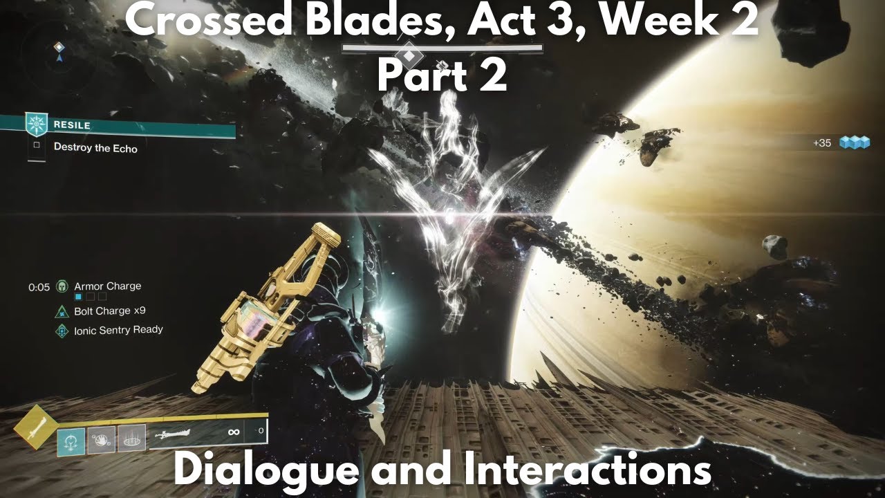 Crossed Blades, Act 3, Week 2 (Part 2) (Story Quest) [4K] - Destiny 2, Episode: Heresy