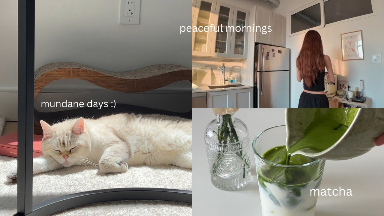 cozy mornings, home cafe, quiet days 🍵🪴 living alone