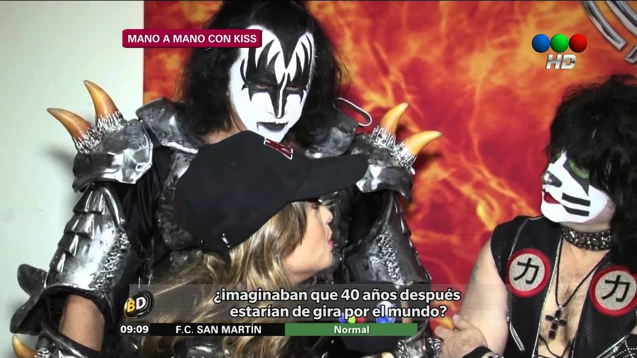 Kiss - Santiago, Chile - Interview 14-04-2015 (TELEFE HD)