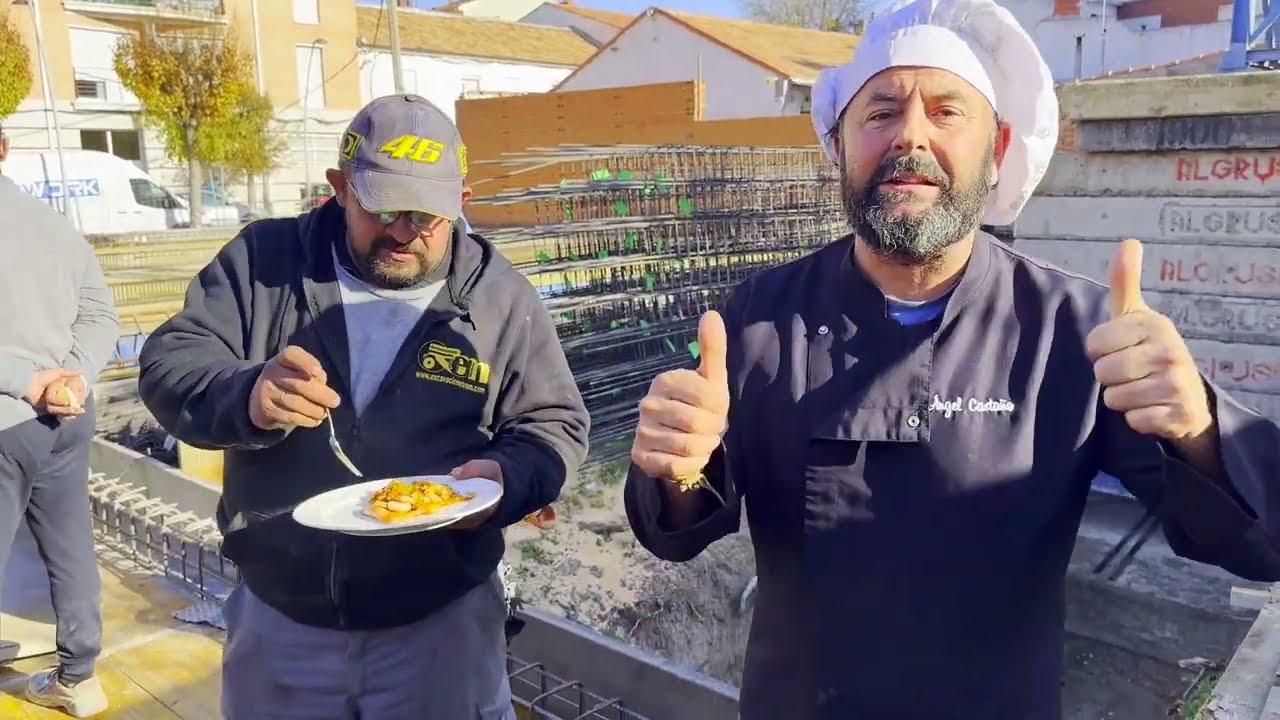 PAELLA DE MARISCO EN OBRA