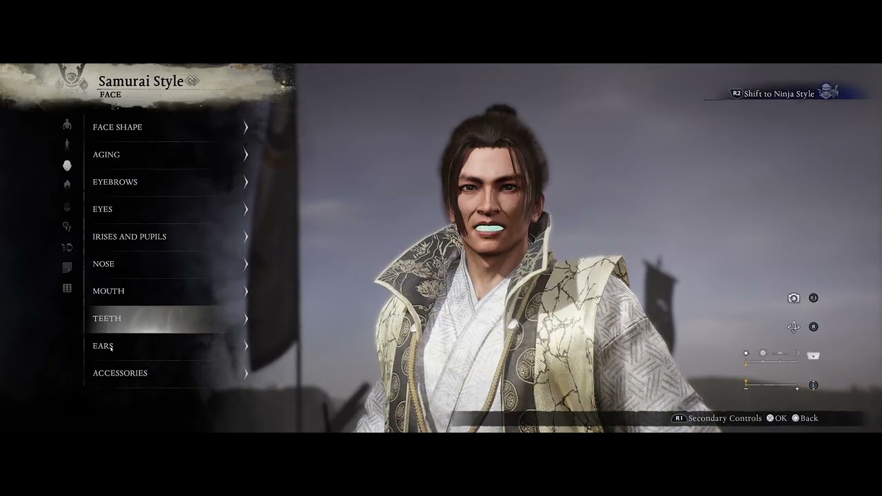 Nioh 3 Character Creation Sliders