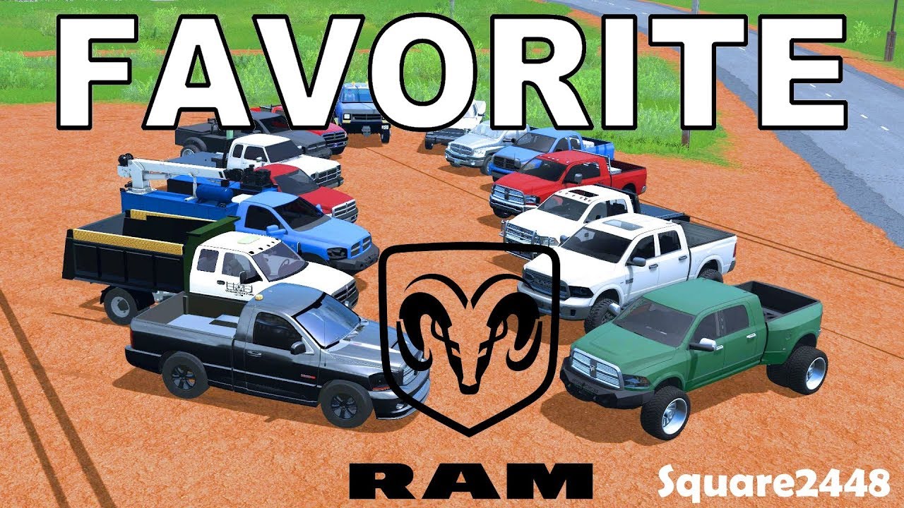 Farming Simulator 17 | Top 15 Favorite Ram Trucks