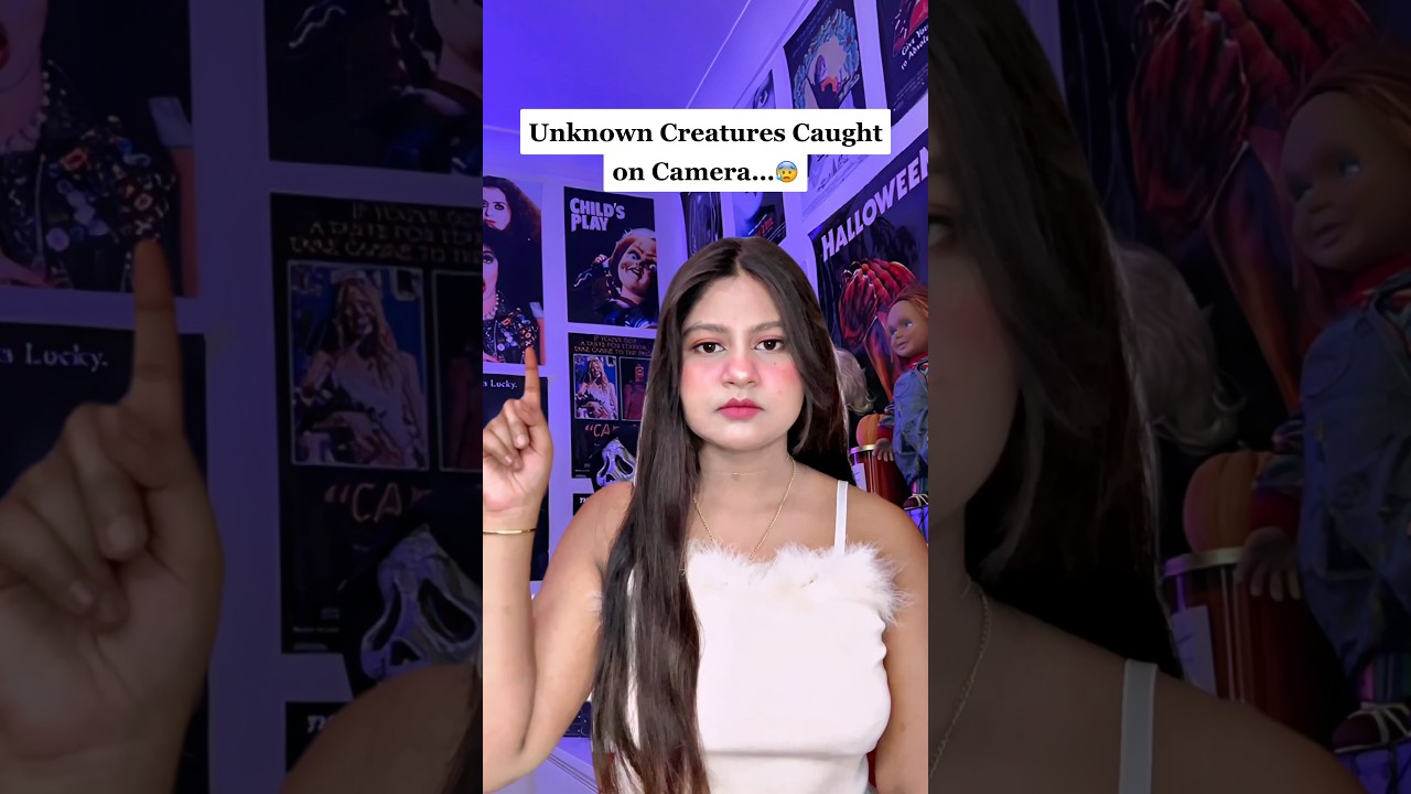 Unknown Creatures Caught On Camera&hellip;😰 ( Scary tiktok ) #shorts