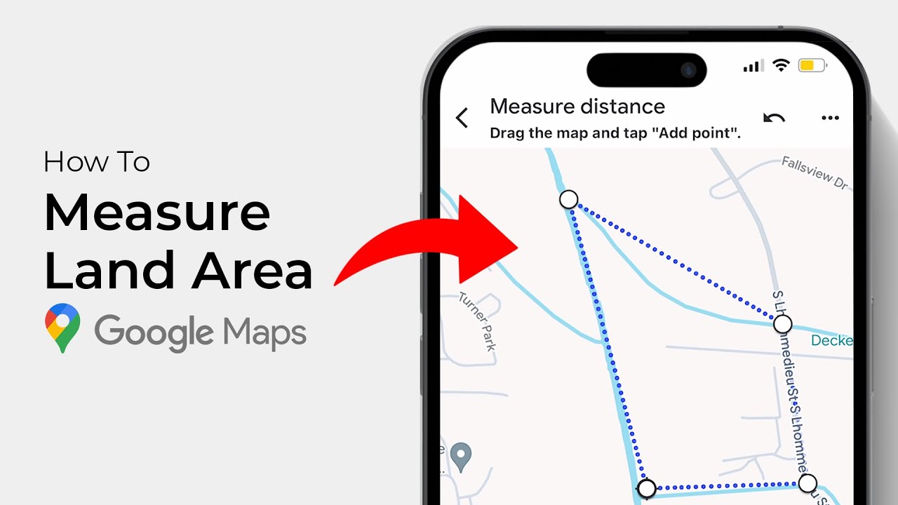Как измерить площадь земли в Google Maps?