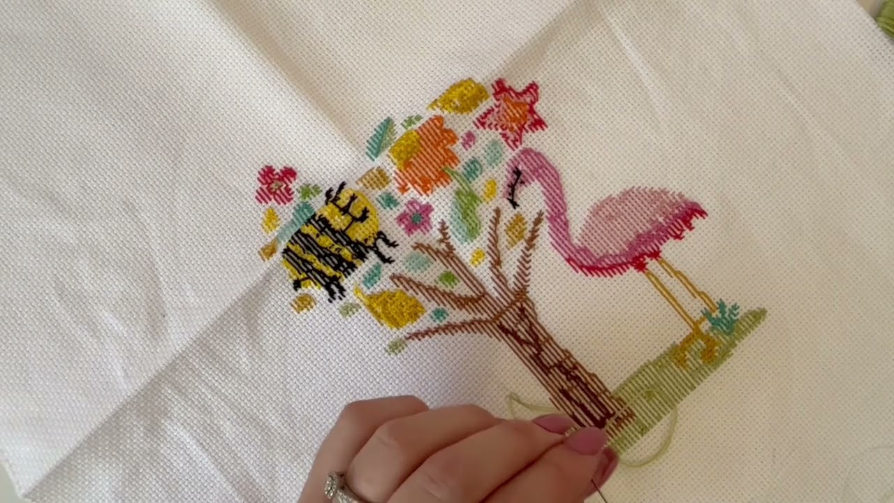 Flosstube Extra - How I Keep My Stitching Neat