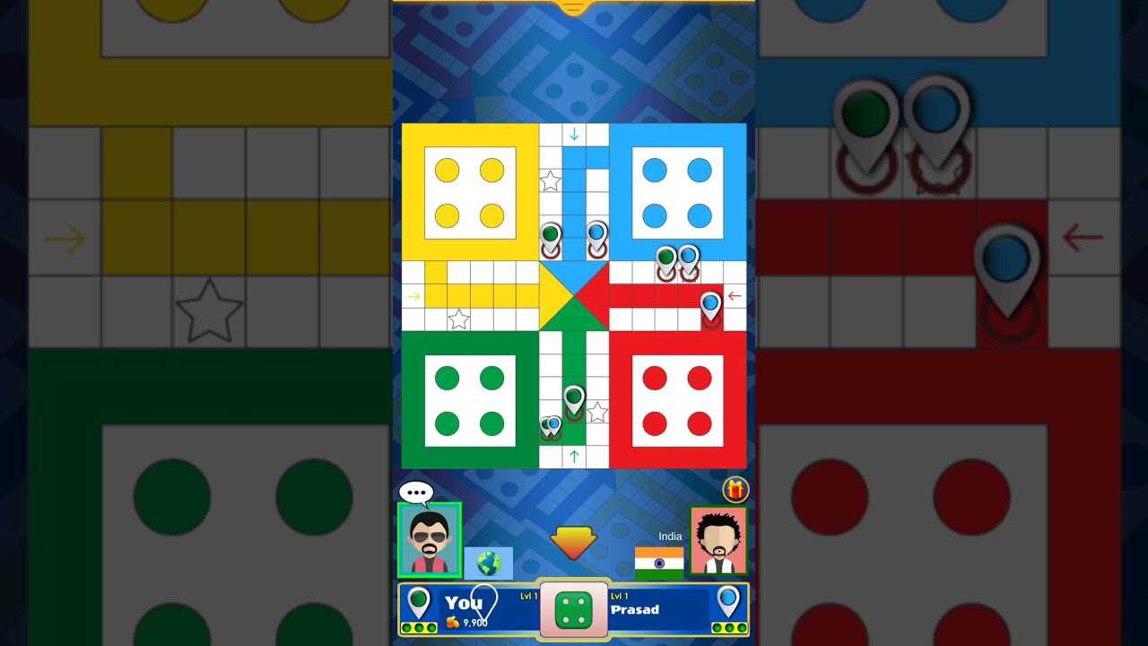 Gameplay of LUDO Multiplayer