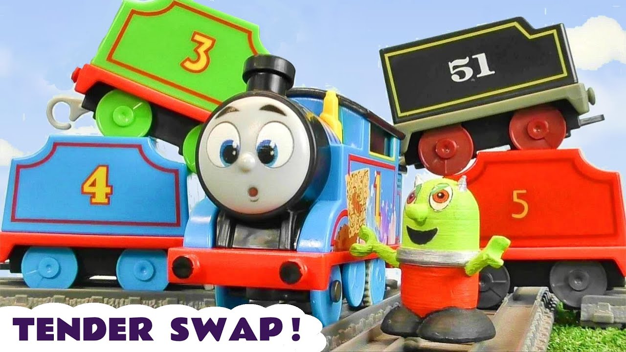 Tender Swap Story with Thomas The Train and Rascal Funling