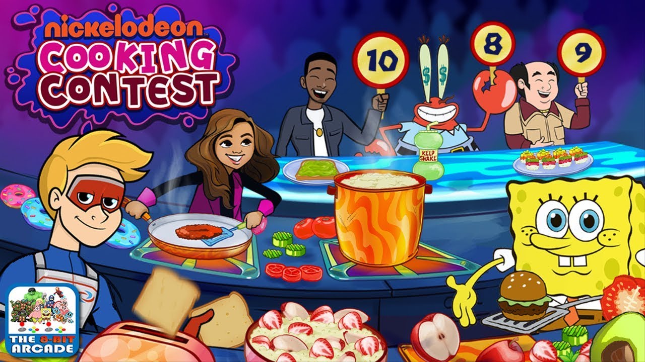 Nickelodeon Cooking Contest - The Nick Stars put on their Chef Hats (Nickelodeon Games)