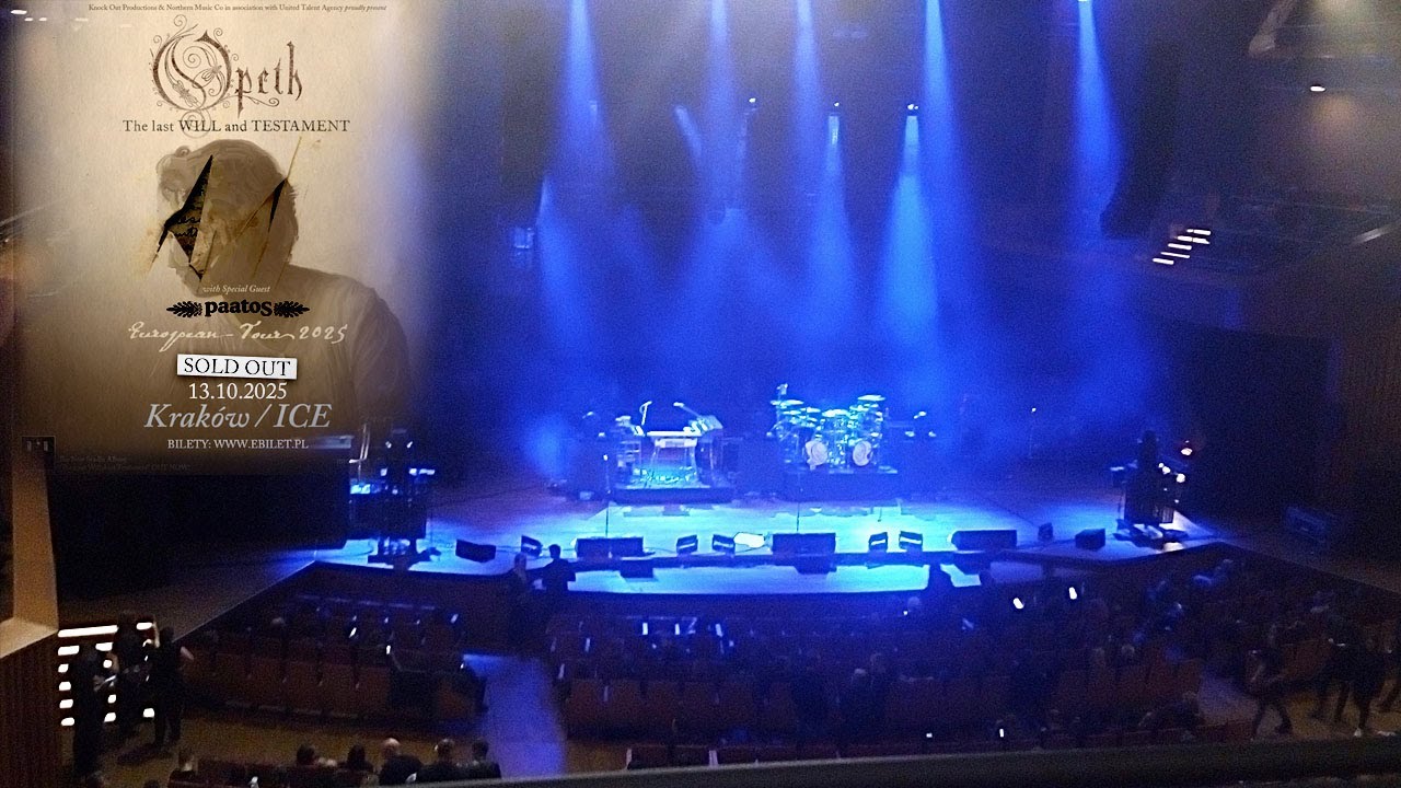 Opeth - Live at ICE Kraków Congress Centre, Poland 13.10.2025