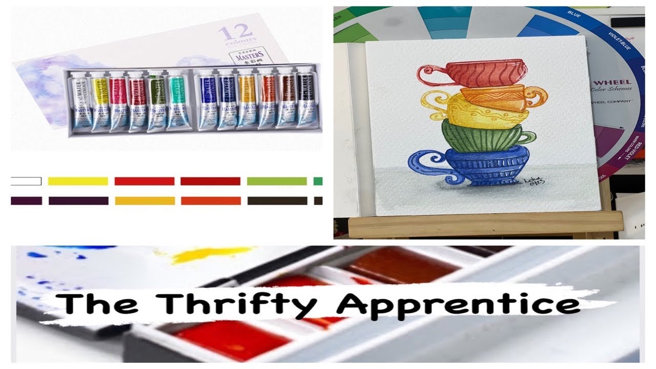 Marie’s Masters Watercolor Demo and Review (12 Tube Set + 6 Open Stock Tubes)