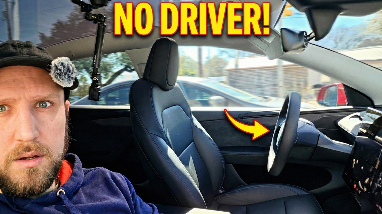 My First Driverless Tesla Self-Driving Robotaxi Ride!