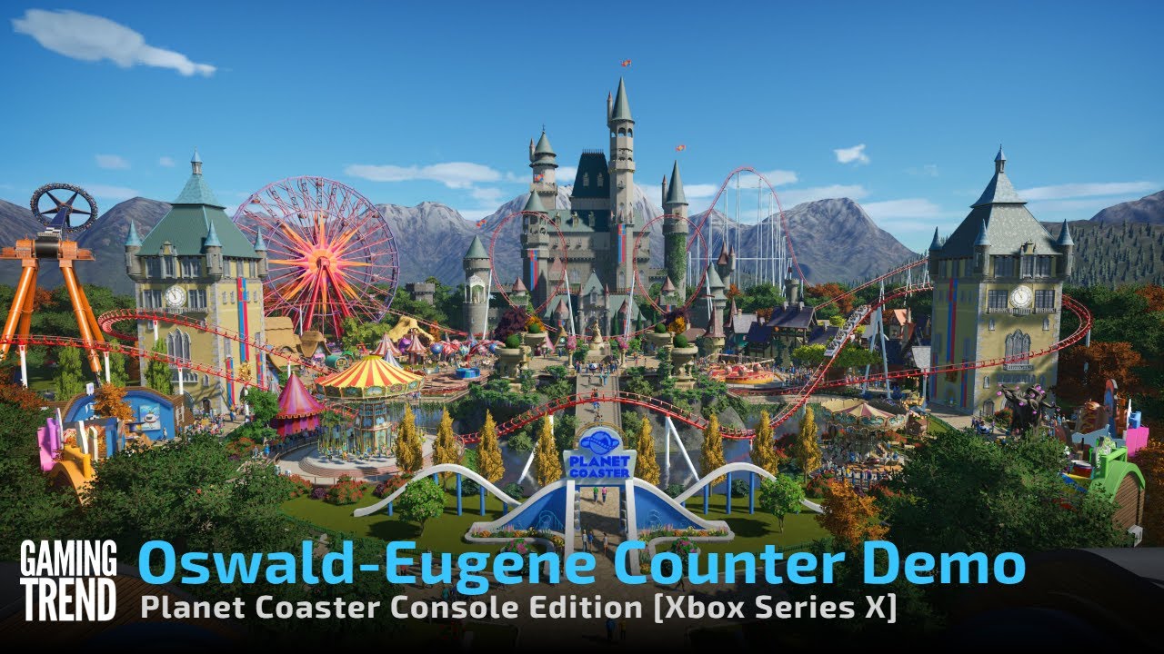 Planet Coaster Console Edition - Shut up about Oswald-Eugene Counter Demo on Xbox Series X