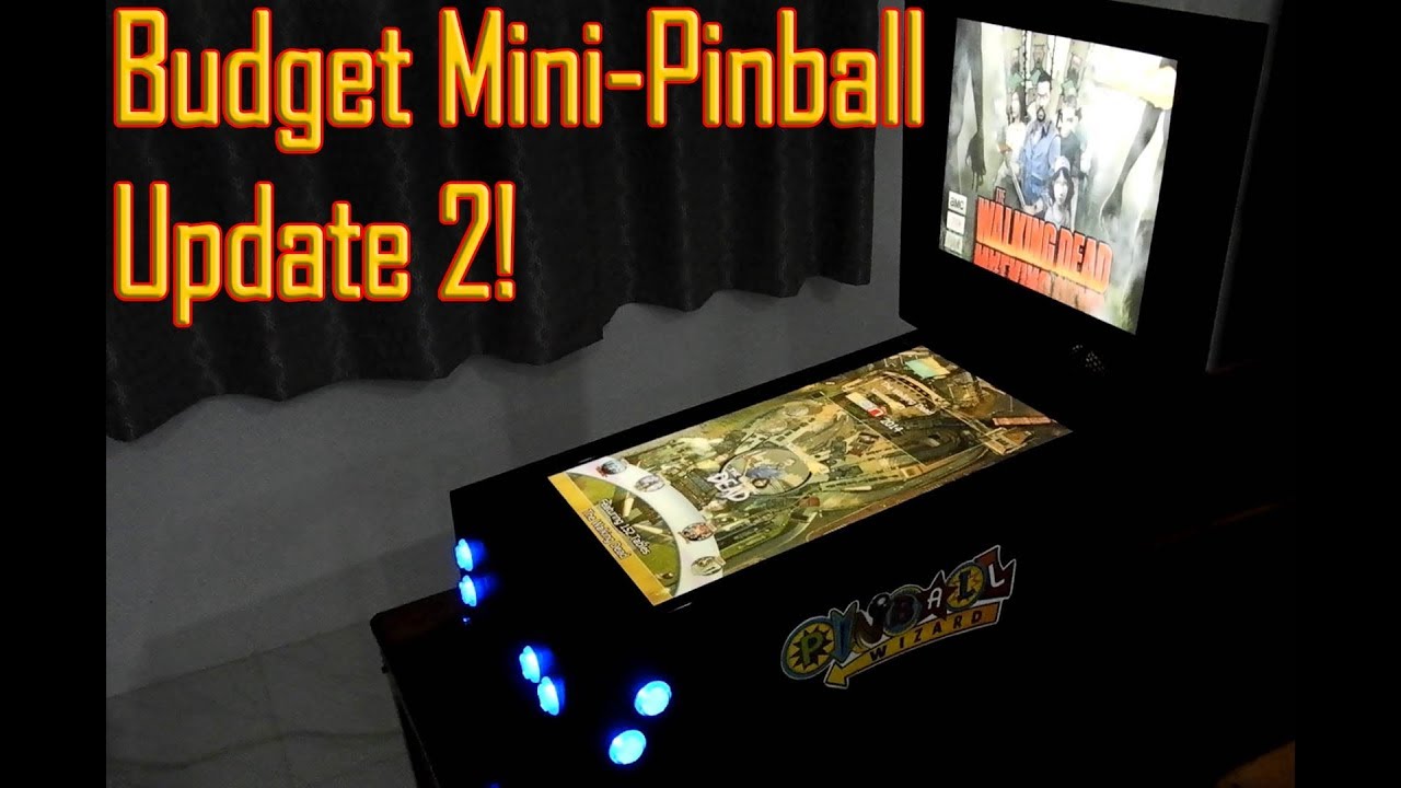 Budget Mini-Pinball Update 2 - Backglass Cabinet!