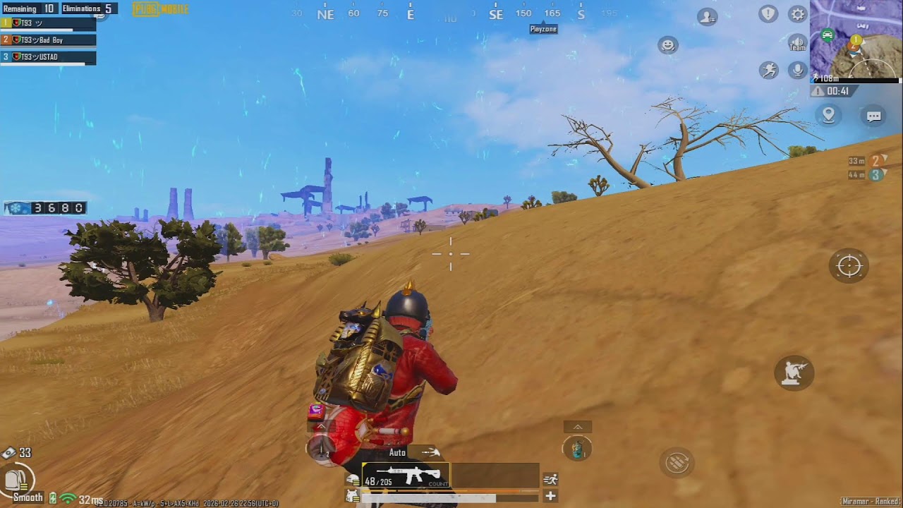 T93 team live Pubg mobile
