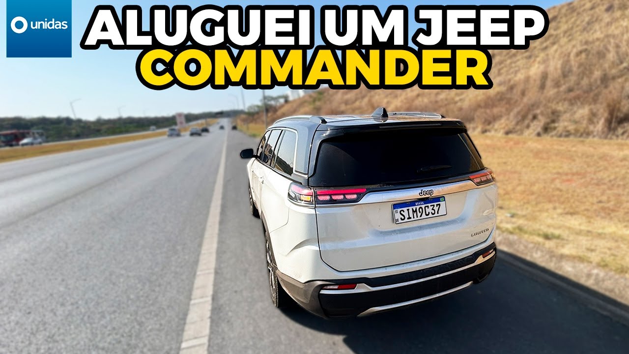 Aluguei um jeep commander 2023 na unidas