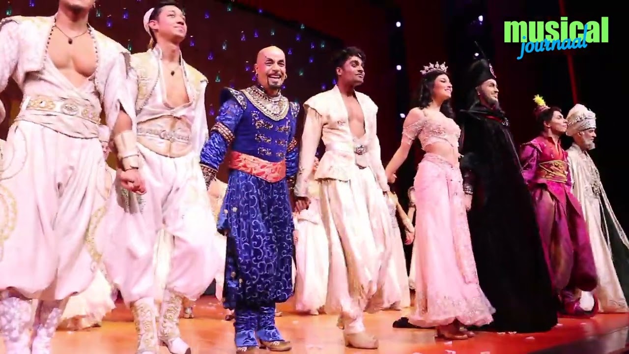 Eindapplaus Aladdin - premièredag Shay