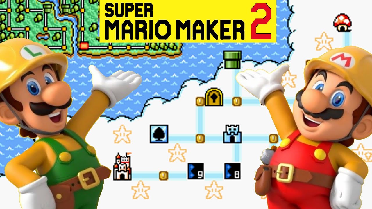 Super Mario Bros. 3.: World 5 Remade in Super Mario Maker 2
