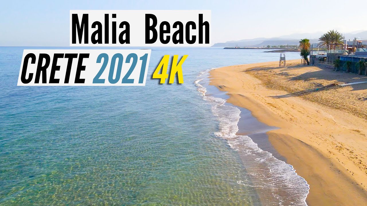 Malia Beach Crete, Drone, Epic Music