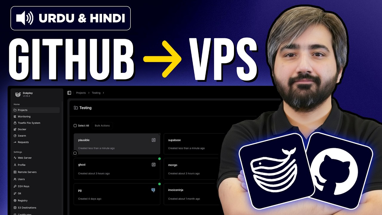 От GitHub до VPS: полное руководство по развертыванию | Урду и хинди