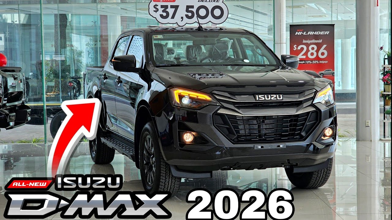 New Isuzu D-Max Deluxe 2026 🔥 | 4 Cylinder, 1.9L, Turbo