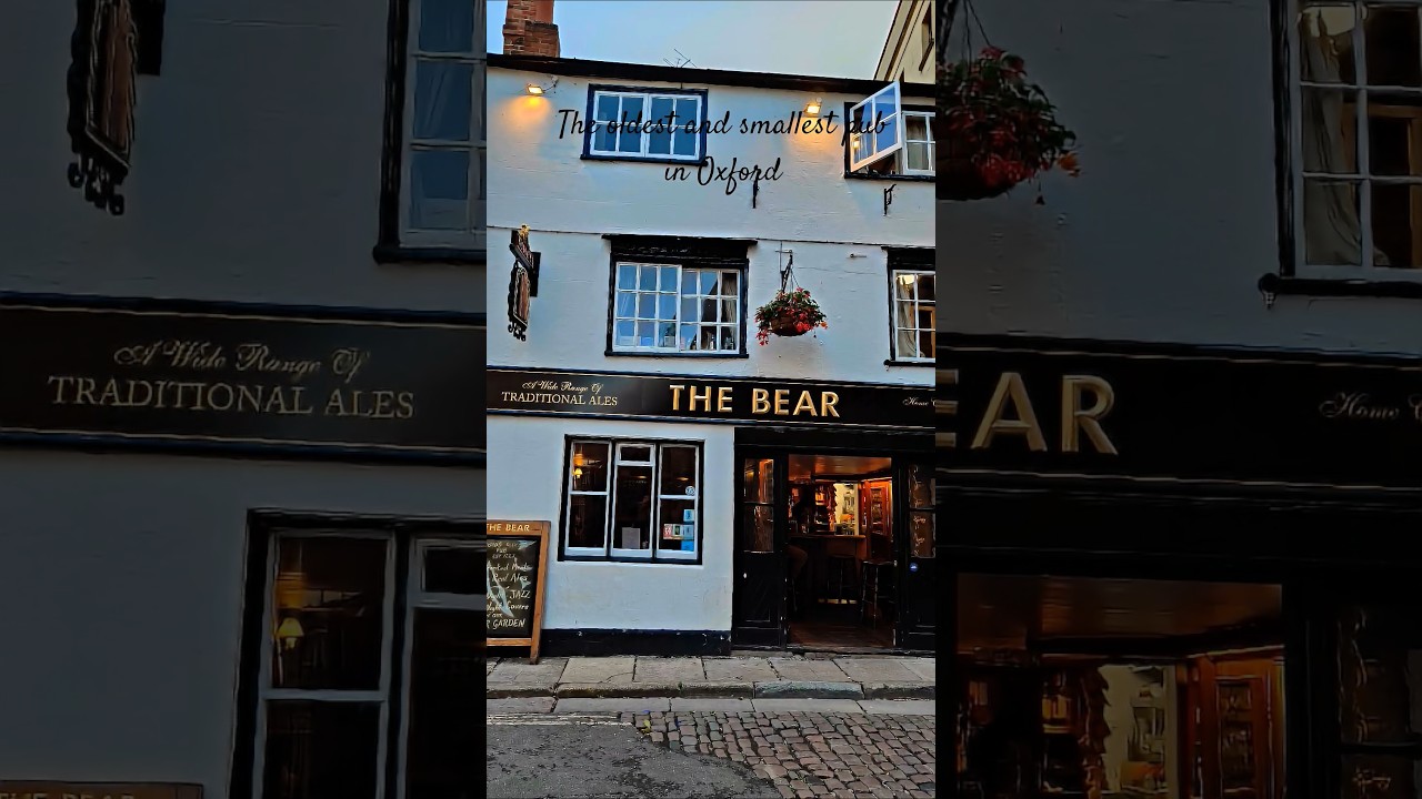 The oldest and smallest pub in Oxford The Bear