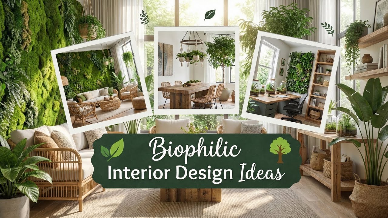 119+ идей биофильного дизайна интерьера на 2026 год | Биофильный декор дома и стиль, вдохновленны...