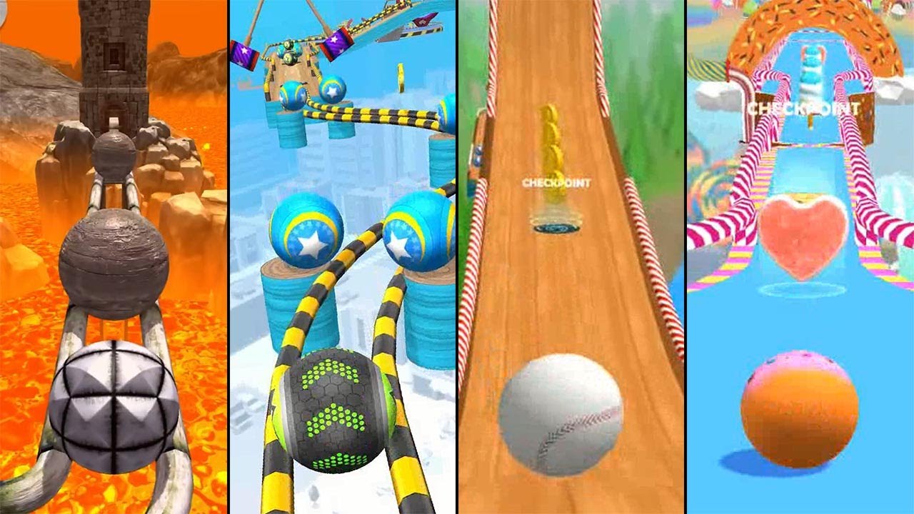 Going Balls vs Rollance Adventure Balls vs Sky Ball Jump vs Candy Ball Run Gameplay Levels 1 to 10