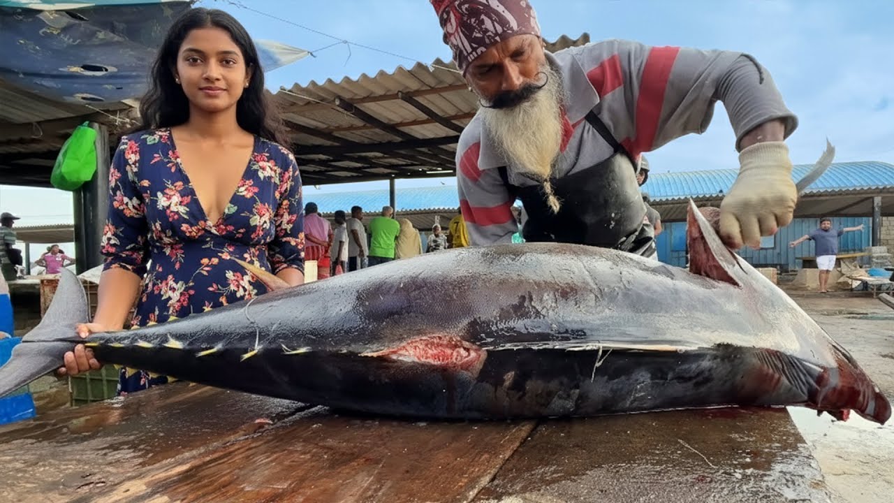 Busiest Fish Market 😱 Massive Bluefin Tuna & Many Fish Cutting Live