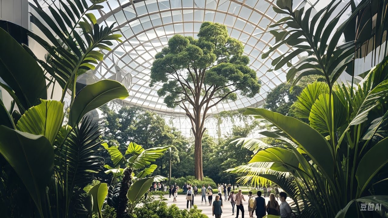 China builds an amazing indoor forest (full tour)
