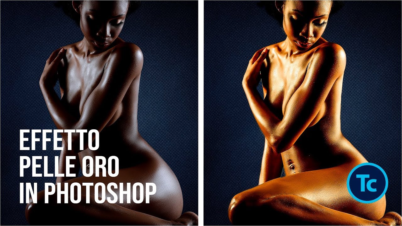 CREA L’EFFETTO PELLE D’ORO IN PHOTOSHOP