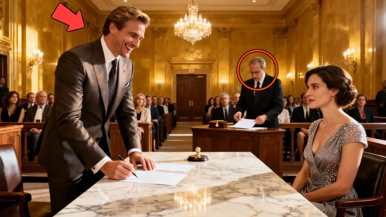 He Laughed While Signing the Divorce — Until the Will Was Read and His Billionaire Life Collapsed