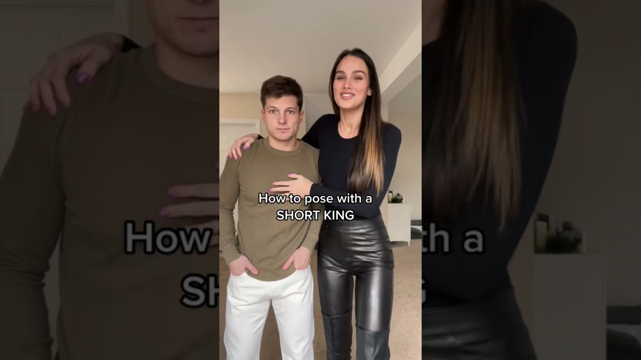 How to pose with your short king #shorts