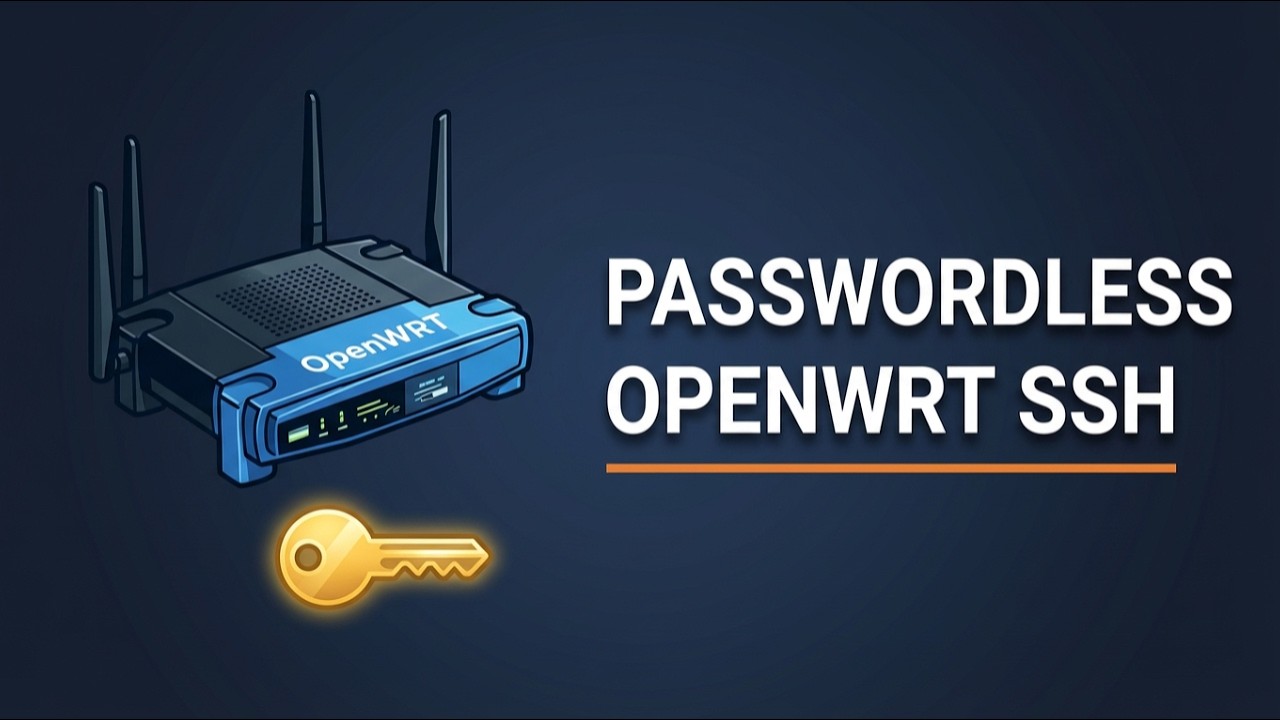 OpenWRT SSH Key Authentication | Secure Passwordless Connection Setup