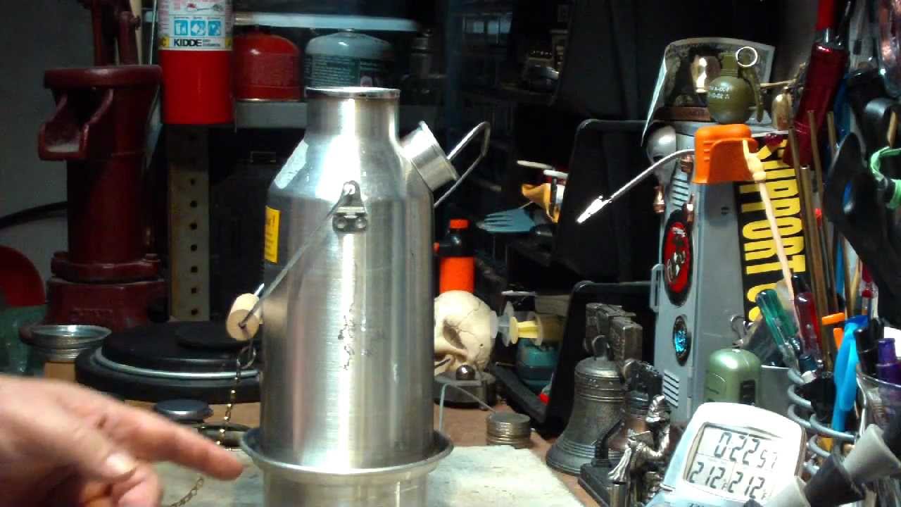 Kelly Kettle - Sterno - Boil Test #1