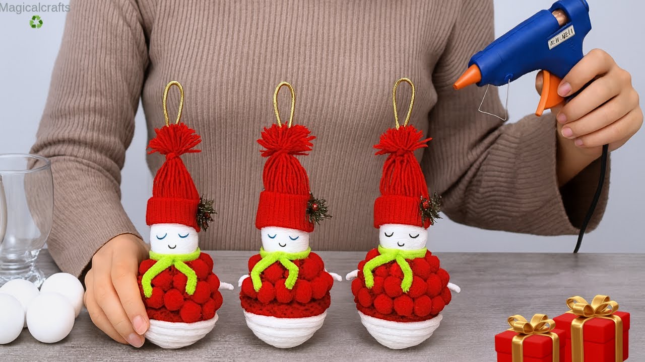 My Handmade Snowmen Went Viral - 50 Pieces Sold in Days!🥰MAGICAL CRAFTS&nbsp; WITH WASTE MATERIAL♻️