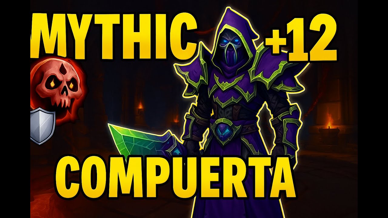 ¡Mitic+12 DK BLOOD Tank! 💀 World of Warcraft
