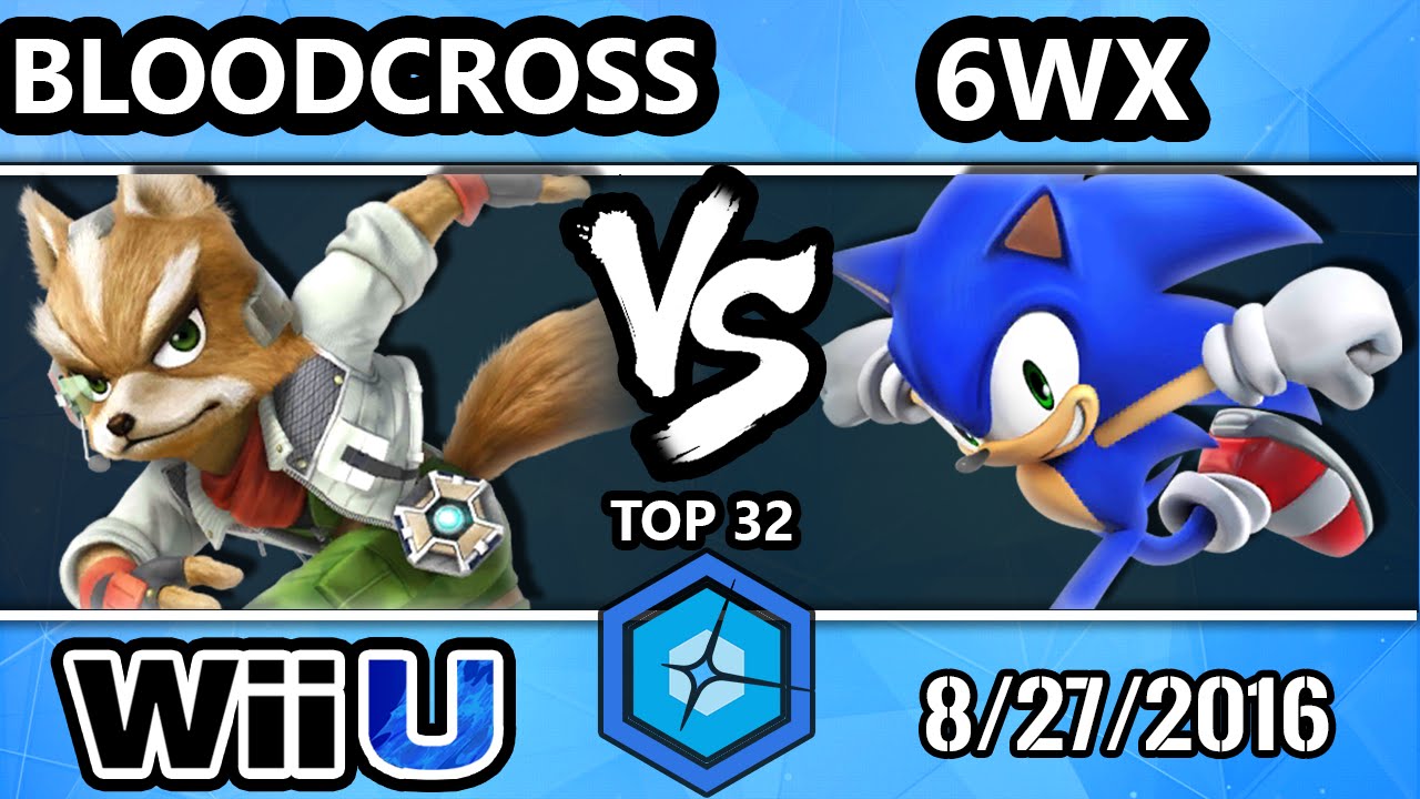 Shine 2016 Smash 4 - Bloodcross (Fox) Vs. Circa | 6WX (Sonic) SSB4 Top 32 - Smash Wii U