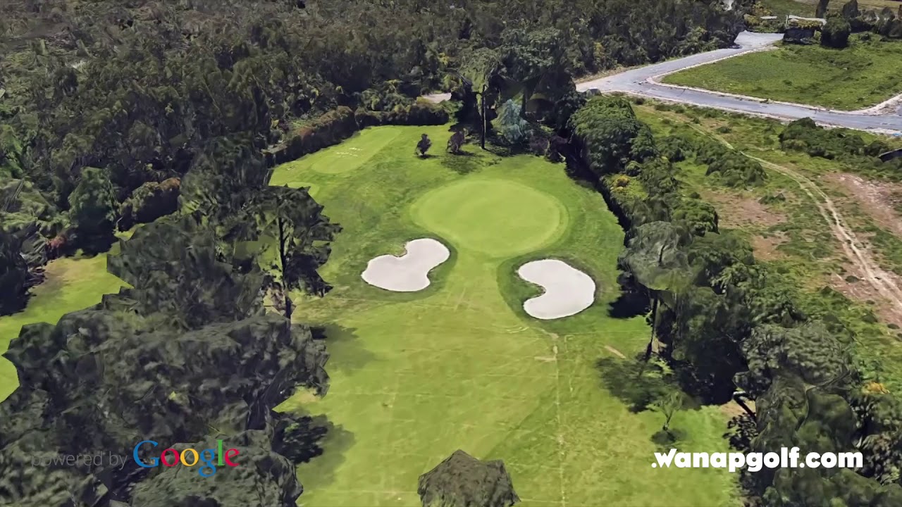 Real Club de Golf de La Coruña: vista aérea virtual del recorrido