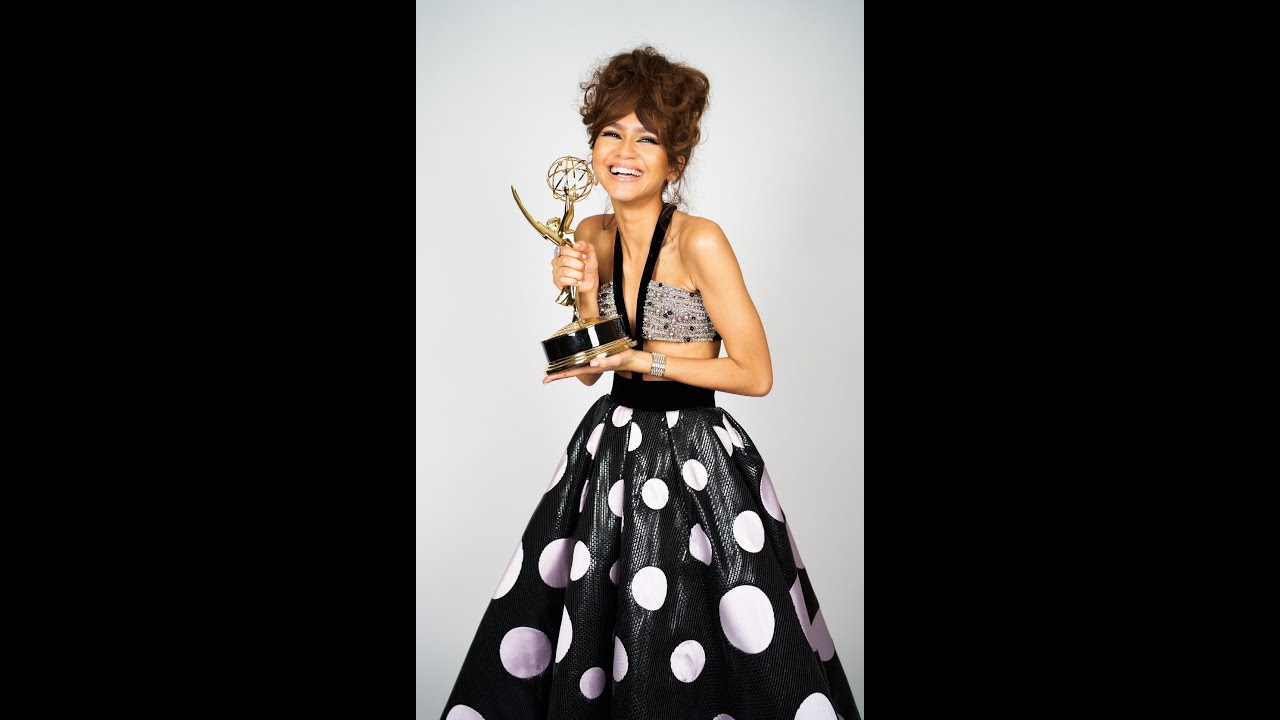 TINA GREY FROM RED CARPET DRIVE INTERVIEWS ZENDAYA AT DISNEY STEVEN SPIEILBERG REAL STEEL PREMIERE