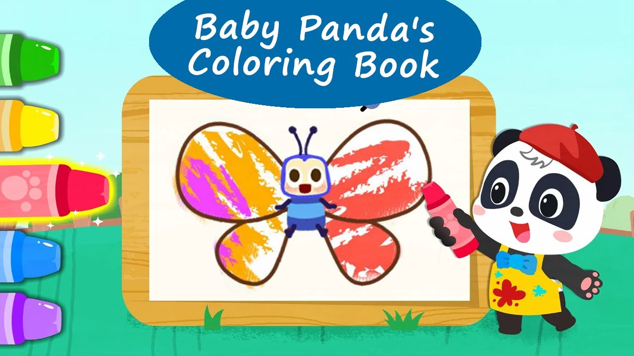 Baby Panda's Coloring Book - Learn Colors and Develop Your Imagination | BabyBus Games