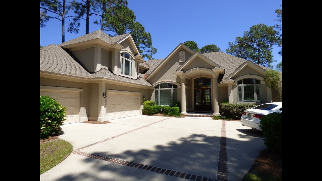 Hilton Head Plantation Home For Sale With Four Bedrooms, Garage For Three Cars And Golf Course View