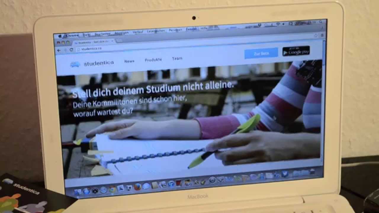 So registrierst du dich auf Studentica