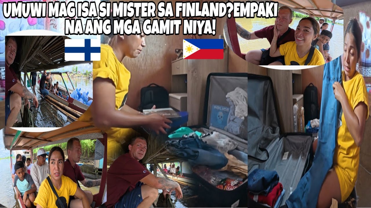 UUWI MAG ISA SI MISTER SA FINLAND?ENEMPAKI NA ANG MGA GAMIT NIYA|PINAY COUPLE IN FINLAND🇫🇮PINAS VLOG